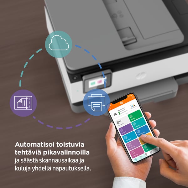 HP OfficeJet Pro 8022e Langaton All-in-One Väri Tulostin, Instant Ink; kaksipuolinen tulostus