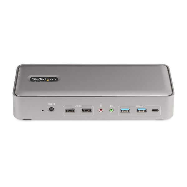 StarTech.com 129UE-USBC-KVM-DOCK KVM-kytkin Hopea