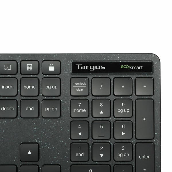 Targus EcoSmart AKB874UK tastatur Universel USB QWERTY UK engelsk Sort