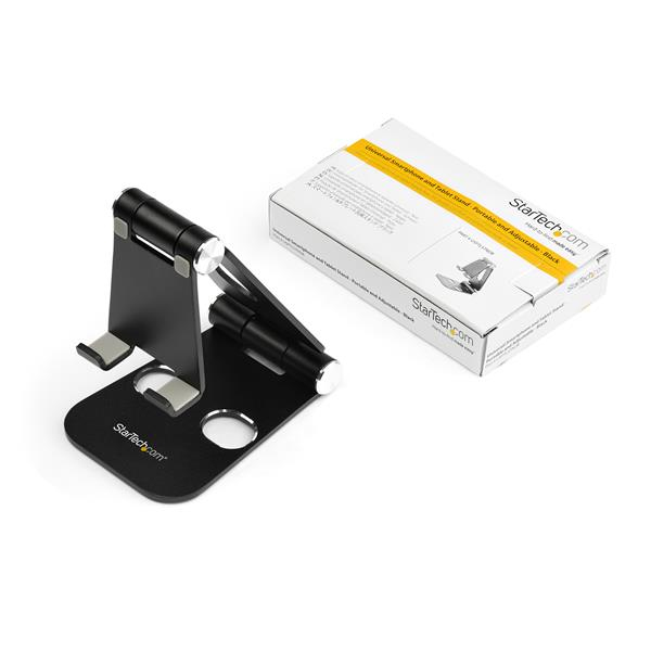 StarTech.com Telefon- och surfplattestativ - Universellt - Multivinkel - Hopfällbart - Svart