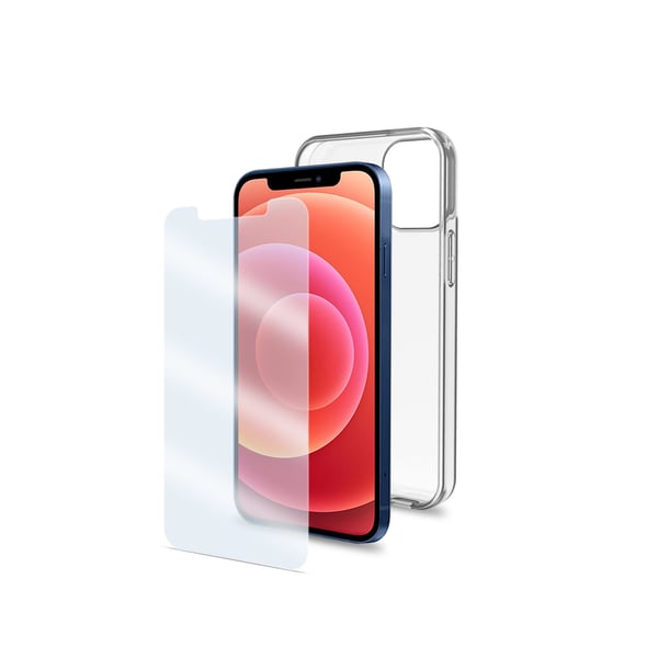 Celly COVGLASSAB1003 mobiltelefonfodral 13,7 cm (5.4") Mobilskal Transparent