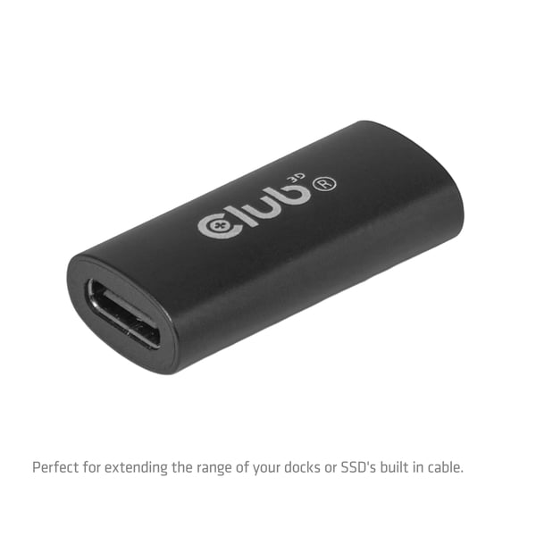 CLUB3D CAC-2507 USB-kabel USB4 Gen 3x2 USB C 40 Gbit/sek. 240 W Sort