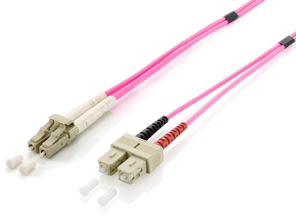 Equip 255532 InfiniBand och fiberoptisk kabel 2 m LC SC Violett