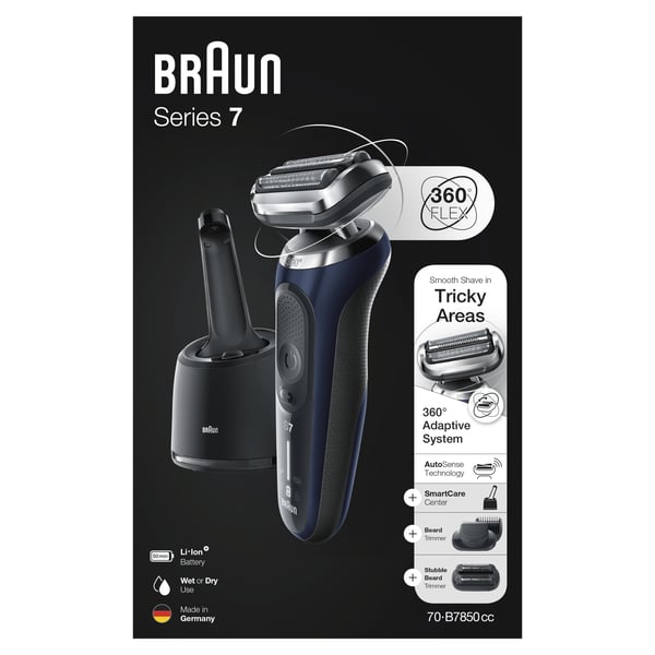 Braun Series 7 70-B7850cc Folierakapparat Trimmer Blå
