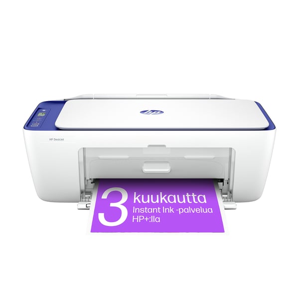 HP DeskJet 2821e Langaton All-in-One Väri Tulostin, Instant Ink; Kopiokone, skanneri