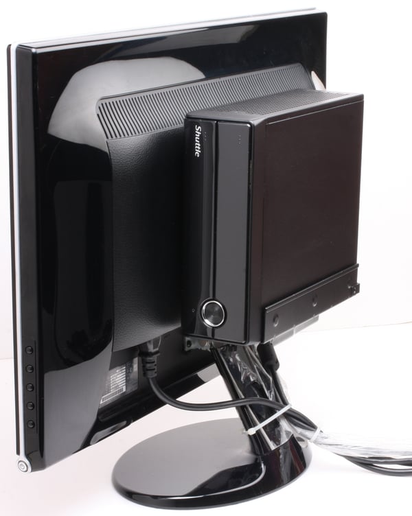 Shuttle PV02 VESA mount accessory for 3 litre Slim PCs Sort Metal