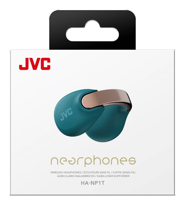 JVC HA-NP1T Kuulokkeet True Wireless Stereo (TWS) Korvakiinnitys Puhelut/Musiikki USB Type-C Bluetooth Sininen, Kulta