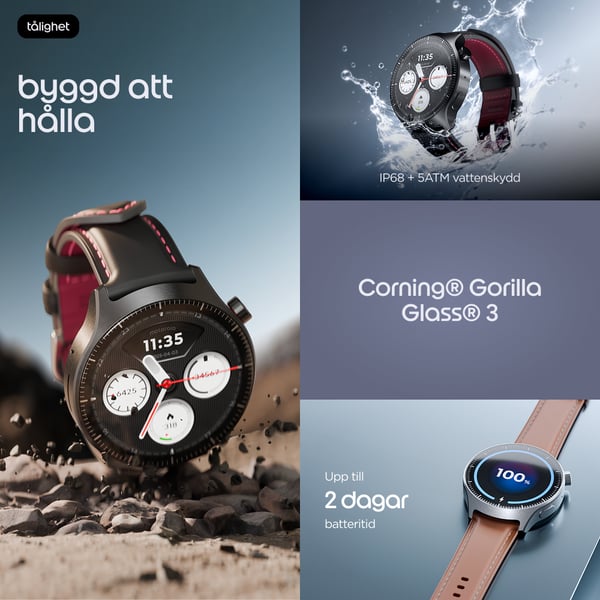 Motorola moto watch ultra 3,81 cm (1.5") P-OLED 46 mm Digital 466 x 466 pixlar Pekskärm 4G Rostfritt stål Wi-Fi GPS