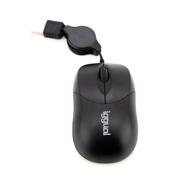iggual IGG316832 datormöss Kontor Ambidextrous USB Type-A 800 DPI
