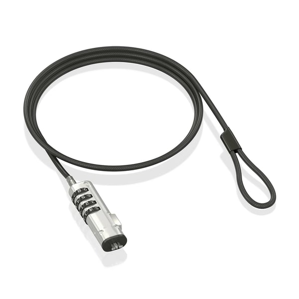 AISENS ASLK-D50N05-BK kabellås Sort 1,5 m