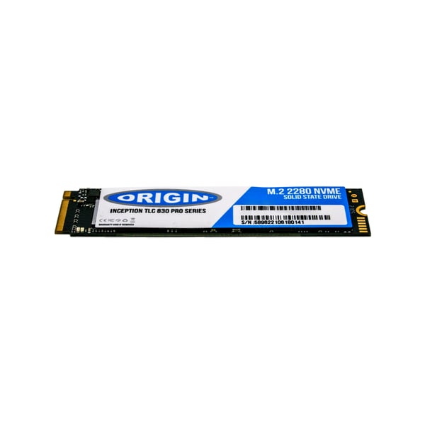 Origin Storage OTLC5123DNVMEM.2/80 intern solid state drev 512 GB M.2 PCI Express 3.0 NVMe 3D TLC