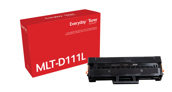 Everyday™ Mustavalko Toner by Xerox compatible with Samsung MLT-D111L, High capacity