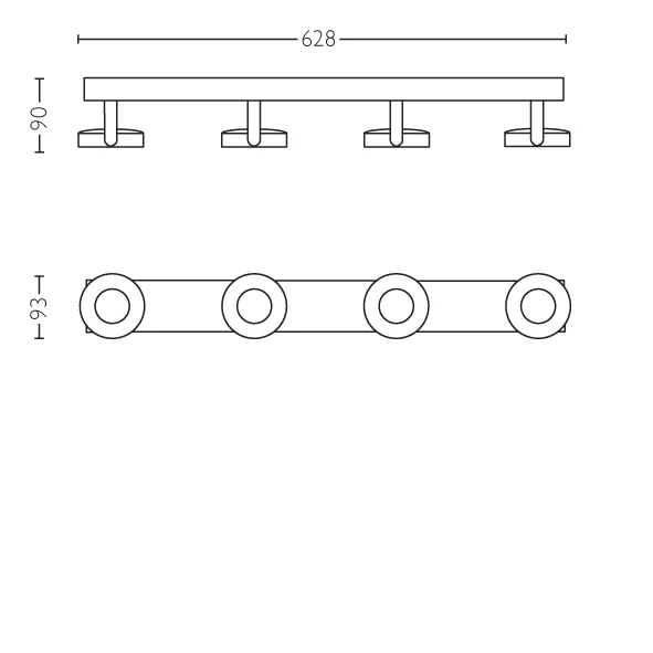 Philips WarmGlow LED Clockwork kohdevalaisin 4x