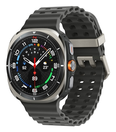Samsung Galaxy Watch Ultra 3,81 cm (1.5") AMOLED 47 mm Digital 480 x 480 pixel Berøringsskærm 4G Sølv, Titanium Wi-Fi GPS (satellit)