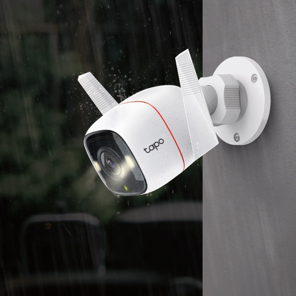 TP-Link Tapo C320WS Projektil (form) IP-säkerhetskamera Inomhus & utomhus 2160 x 1440 pixlar Vägg