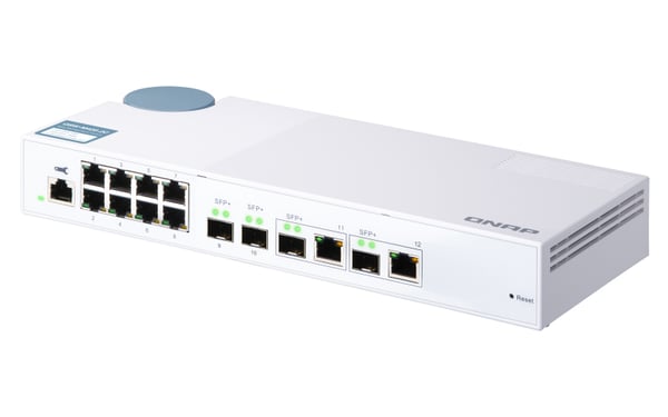 QNAP QSW-M408-2C netværksswitch Administreret L2 10G Ethernet (100/1000/10000) Hvid