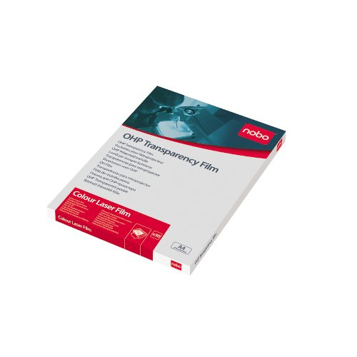 Nobo Overheadfilm farve laserprinter A4 (50 pak.)