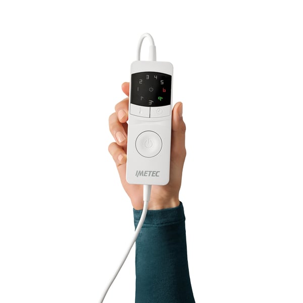 Imetec Adapto Plus Lana-Merino Sing Sähkökäyttöinen sängynlämmitin 150 W Luonnollinen Villa, Polyesteri