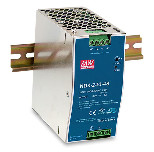 D-Link DIS-N240-48 virtalähdeyksikkö 240 W Ruostumaton teräs
