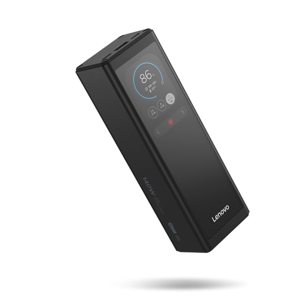Lenovo 140W Smart Laptop Power Bank Litiumioni (Li-Ion) 20000 mAh Musta