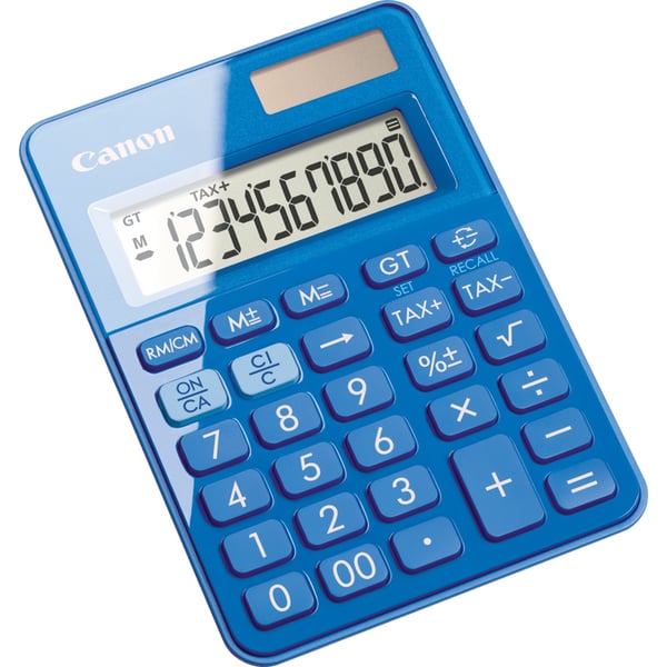 Canon LS-100KB miniräknare Skrivbord Grundläggande Blå