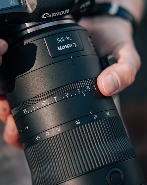 Canon RF 24-105mm F2.8 L IS USM Z MILC Zoomobjektiv Svart