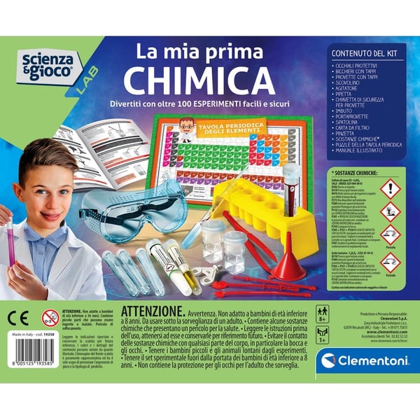 Clementoni Science & Play 19358 vetenskapslåda och -leksak för barn