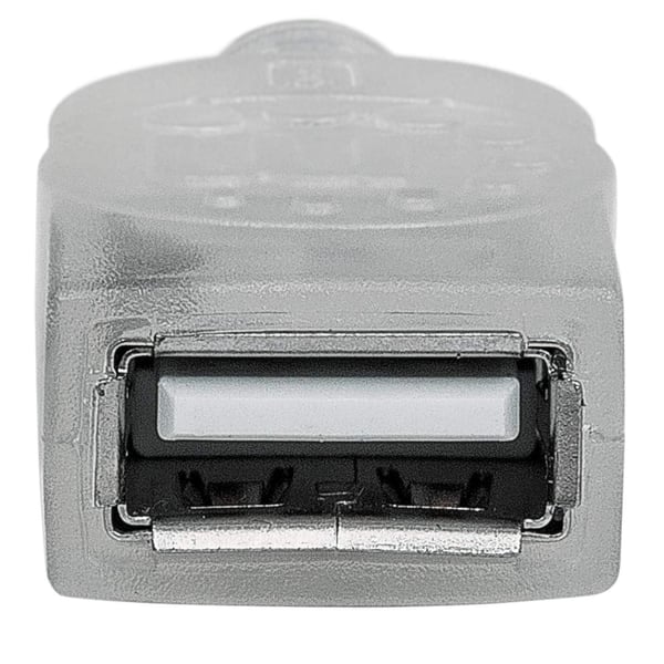 Manhattan 336314 USB-kabel USB 2.0 1,8 m USB A 0,48 Gbit/sek. Sølv