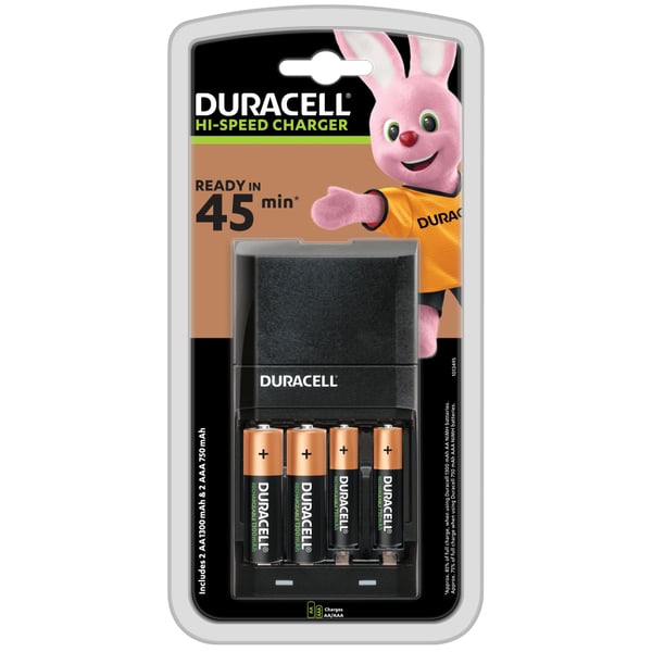Duracell DU73 batterioplader Husholdningsbatteri Vekselstrøm