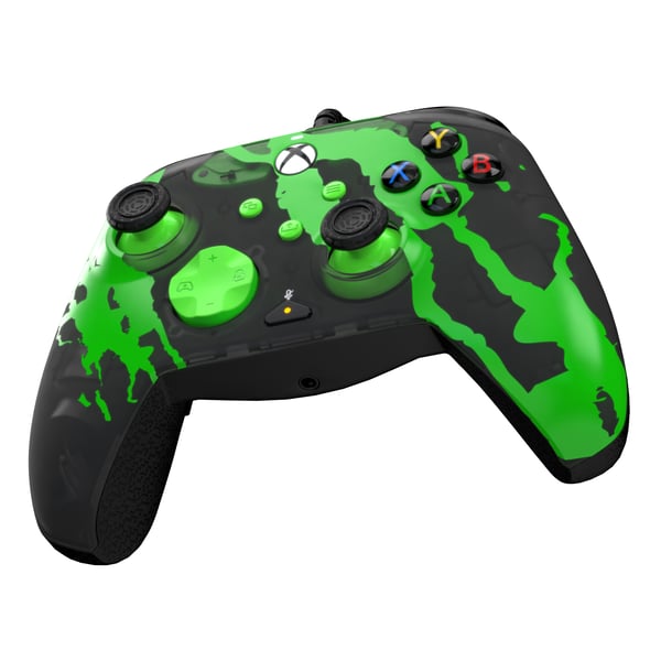 PDP REMATCH GLOW Advanced Svart, Grön USB Spelplatta Analog / Digital PC, Xbox One, Xbox Series S, Xbox Series X