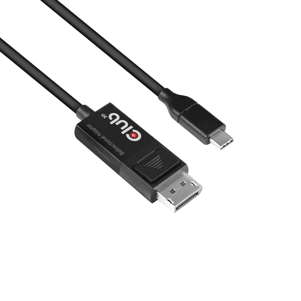 CLUB3D CAC-1557 videokabeladapter 1,8 m USB Type-C DisplayPort Svart