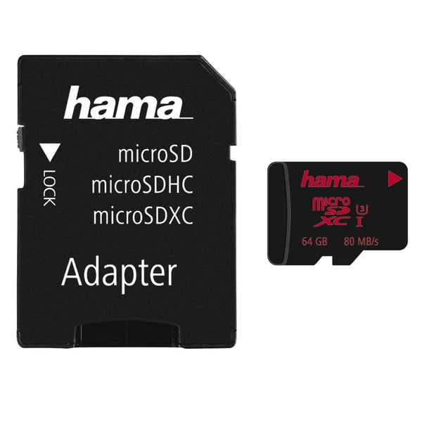 Hama 00213115 hukommelseskort 64 GB MicroSDXC UHS-I Klasse 3