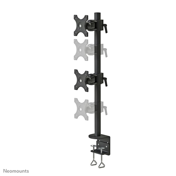 Neomounts FPMA-D700DV skærmbeslag og -stativer 68,6 cm (27") Skrivebord Sort