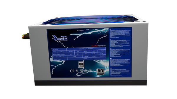 Mars Gaming Zeus strömförsörjningsenheter 750 W Svart, Silver