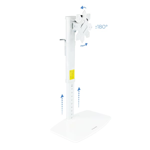 TooQ DB1127TN-W monitorin kiinnike ja jalusta 68,6 cm (27") Vastaanotto Valkoinen