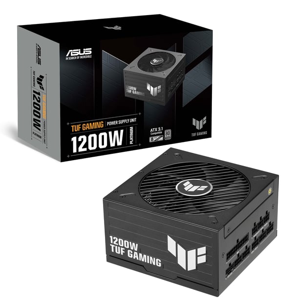ASUS TUF-GAMING-1200P enhed til strømforsyning 1200 W 20+4 pin ATX ATX Sort