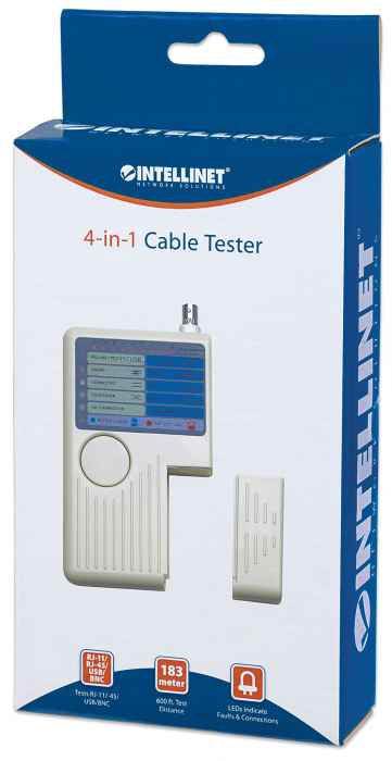 Intellinet 351911 netværkskabeltester Beige