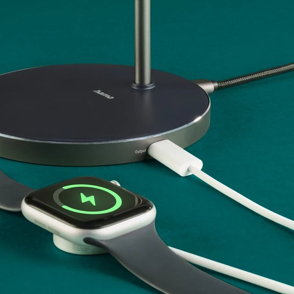 Hama 00201737 oplader til mobil enhed Hovedtelefoner, Smartphone Sort USB Trådløs opladning Hurtig opladning Indendørs