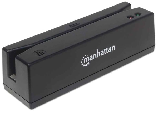 Manhattan 460255 magnetkortsläsare USB Svart