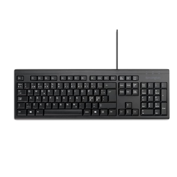 Kensington KB100 EQ Standardt Tastatur - Pan Nordisk
