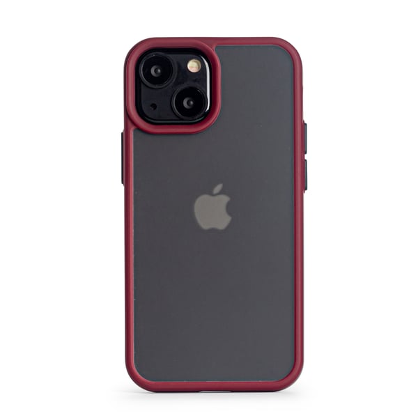 Techair Classic essential mobiltelefon etui 15,5 cm (6.1") Cover Rød, Transparent