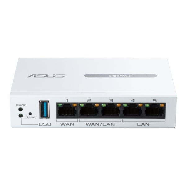 ASUS ExpertWiFi EBG15 kabelansluten router Gigabit Ethernet Vit