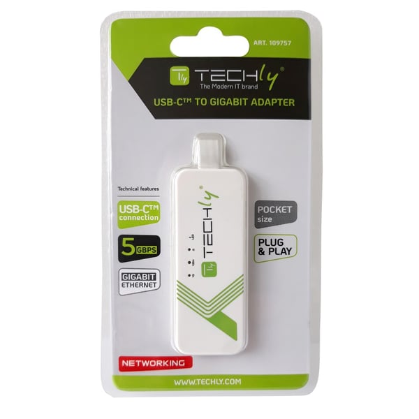 Techly IADAP USB31-ETGIGA3 verkkokortti Ethernet 5000 Mbit/s