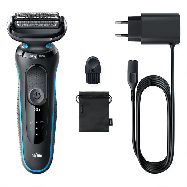 Braun Series 5 51-M1000s Folie shaver Sort, Blå