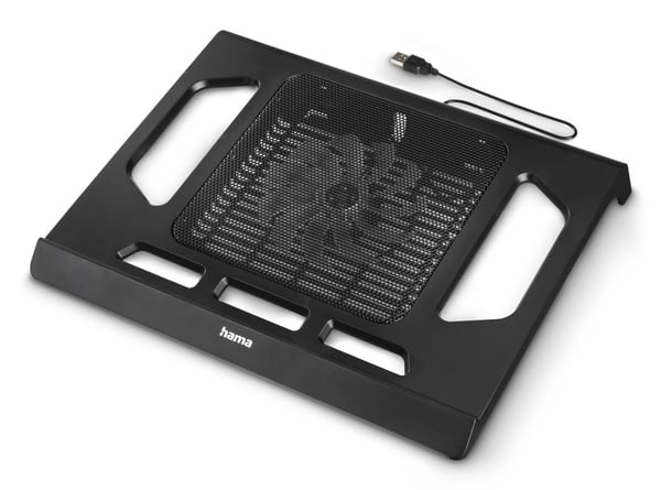 Hama Black kannettavan tietokoneen jäähdytysalusta 39,6 cm (15.6") Musta