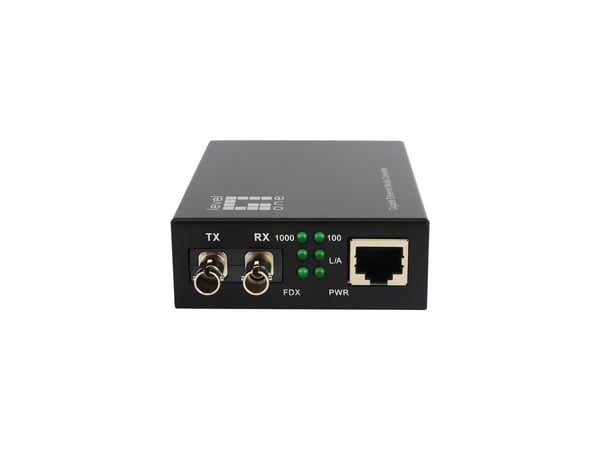 LevelOne GVT-2003 netværksomformer til medie 1000 Mbit/s 1310 nm Enkeltilstand Sort
