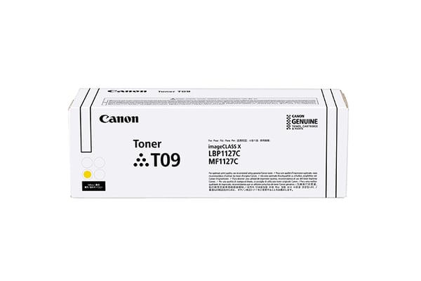 Canon TONER T09 Y värikasetti 1 kpl Alkuperäinen Keltainen