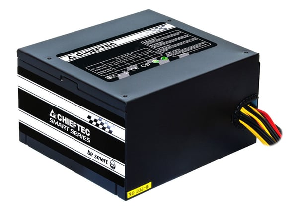 Chieftec Smart GPS-500A8 strömförsörjningsenheter 500 W 20+4 pin ATX ATX Svart