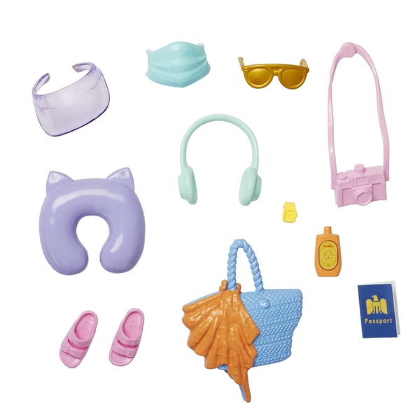 Barbie Fashionistas Barbie-tillbehör, temapaket för Barbie-dockor