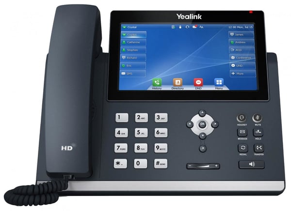 Yealink SIP-T48U IP-telefoner Grå LED Wi-Fi